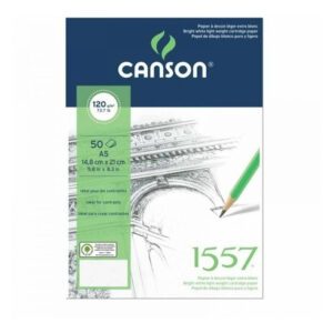 Block Canson 1557 A5 120grs 50 Hojas
