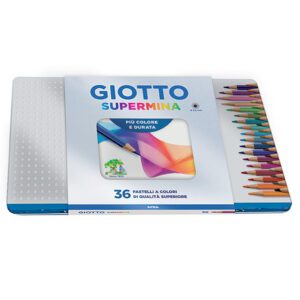 Lapiz GIOTTO SUPERMINA X 36 COLORES LATA