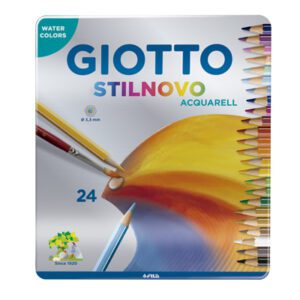Lapiz GIOTTO STILNOVO ACUARELABLE 24 COLORES LATA