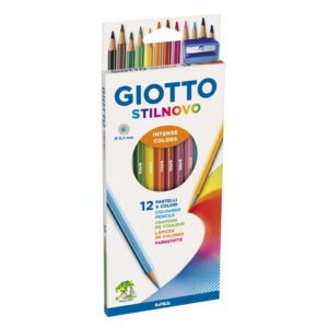 Lapiz GIOTTO STILNOVO 12 COLORES + GRAF + SAC