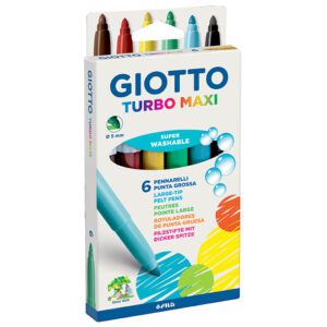 Marcador GIOTTO TURBO MAXI 6 COLORES