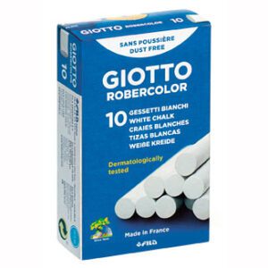 Tiza GIOTTO ROBERCOLOR BLANCA X 10 UN