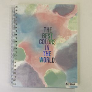 Cuaderno MOOVING A4 Tapa dura 120 hjs. Pastel