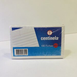 Fichas CENTINELA Nº1 100H Rayadas