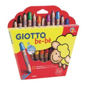 Lapiz GIOTTO BEBE 12 COLORES
