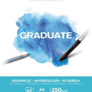 Block Canson Graduate A5 Acuarela 250grs 20 Hojas