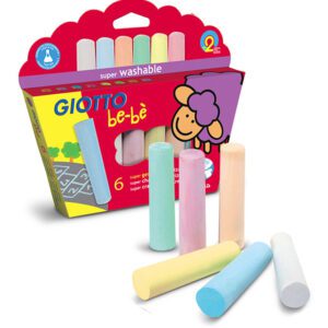 Tiza GIOTTO BEBE 6 COLORES
