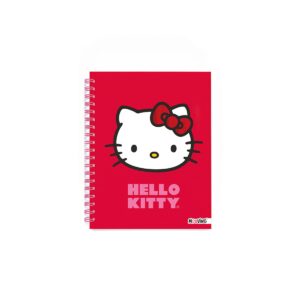 Cuaderno MOOVING 16x21 espiral Tapa Dura 80 hjs. Hello Kitty