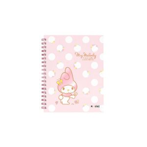 Cuaderno MOOVING 16x21 espiral Tapa Dura 80 hjs. My Melody