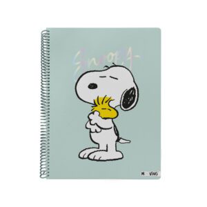 Cuaderno MOOVING Universitario Cuadriculado Snoopy