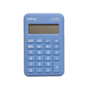 Calculadora TALBOT PORTATIL 8 Digitos DC-210 - Celeste