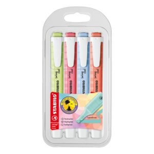 Resaltador Stabilo Swing Cool Pastel Wallet x 4