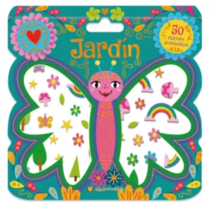 Jardín - 50 stickers acolchaditos
